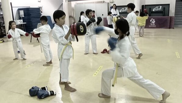 Karate Sparring 